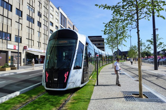 Tram in Luxembourg